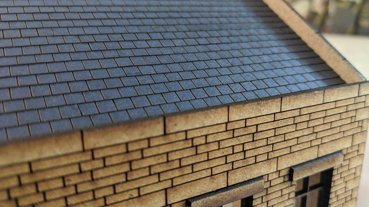 4mm Scale Roof Slate Selection Pack (6x A4 sheets)