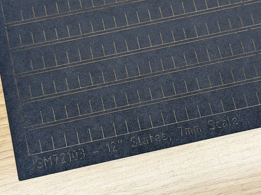 7mm Scale Roof Slate Selection Pack (6x A4 sheets)