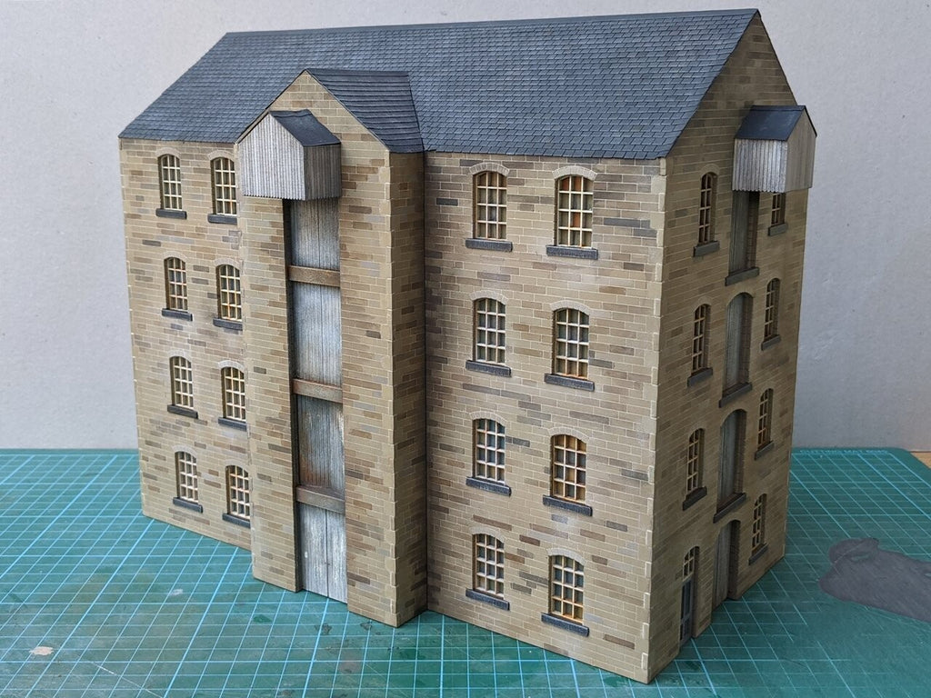 7mm Canal Warehouse - Full Building (Cut to Order)