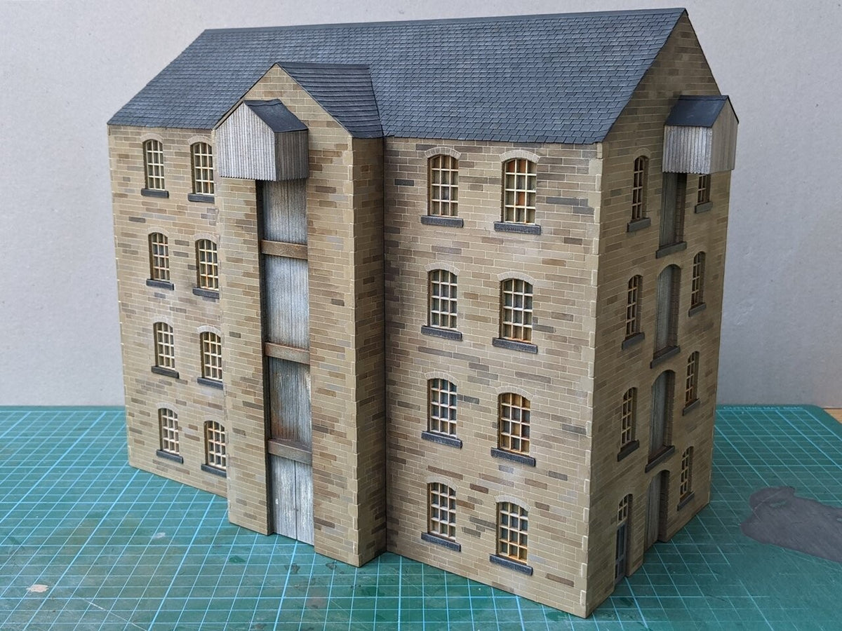 7mm Canal Warehouse - Full Building (Cut to Order)