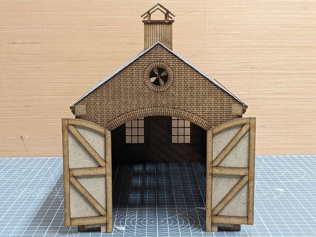 7mm Small Industrial Shed - Brick