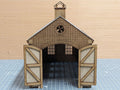 7mm Small Industrial Shed - Brick
