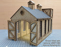 7mm Small Industrial Shed w/Tank - Stone
