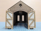 7mm Small Industrial Shed w/Tank - Brick