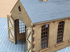 7mm Small Industrial Shed w/Tank - Brick