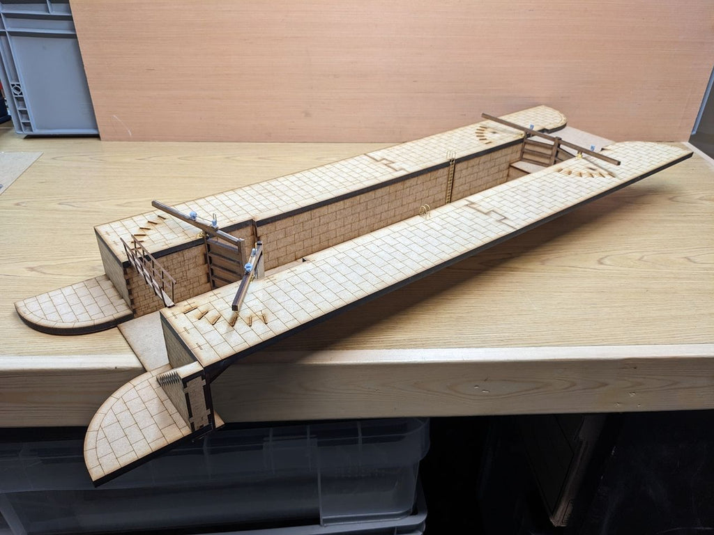 7mm Scale Canal Lock (Short Version) (Cut to Order)