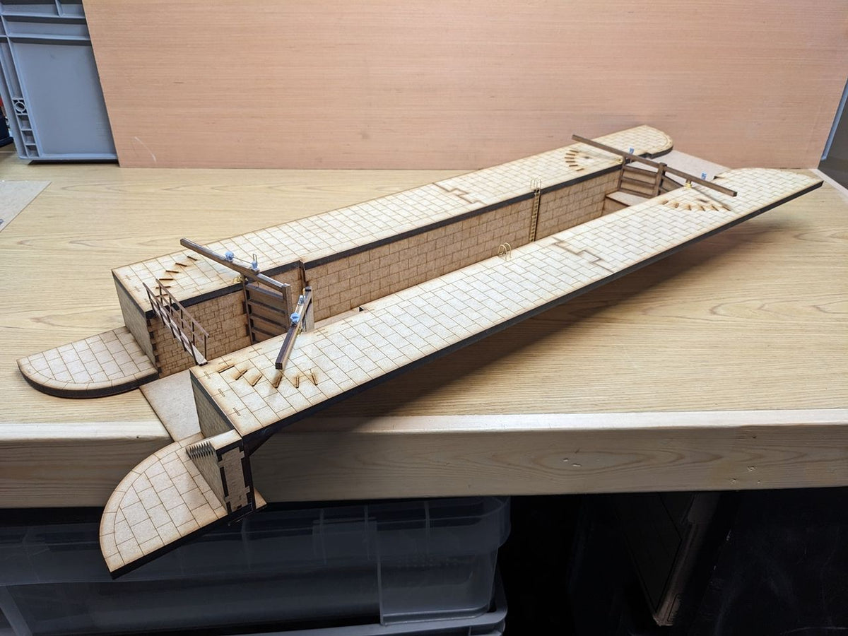 7mm Scale Canal Lock (Short Version) (Cut to Order)