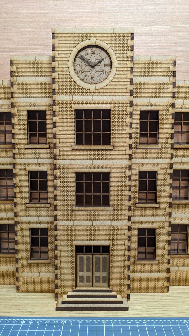 7mm Low Relief Factory Entrance (Brick) (Cut to Order)