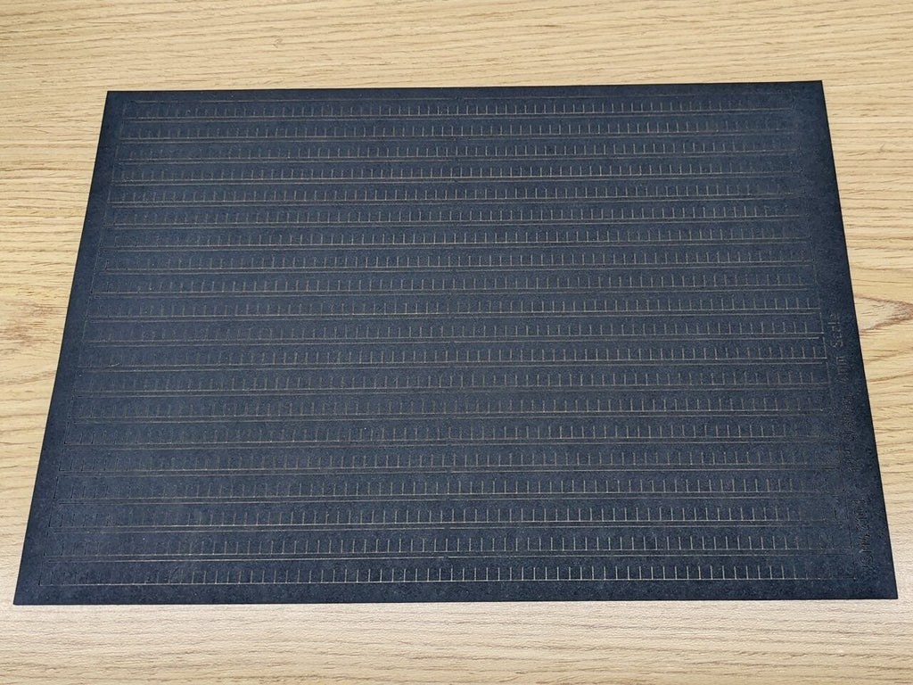 4mm Scale 12" Wide Slate Strips (4x A4 sheets)