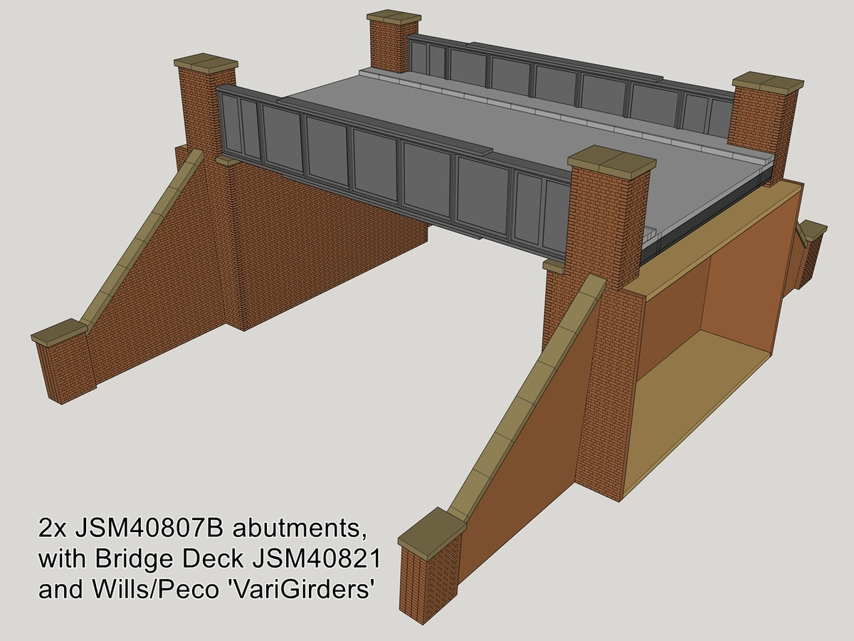 Bridge Deck for 100mm Abutments