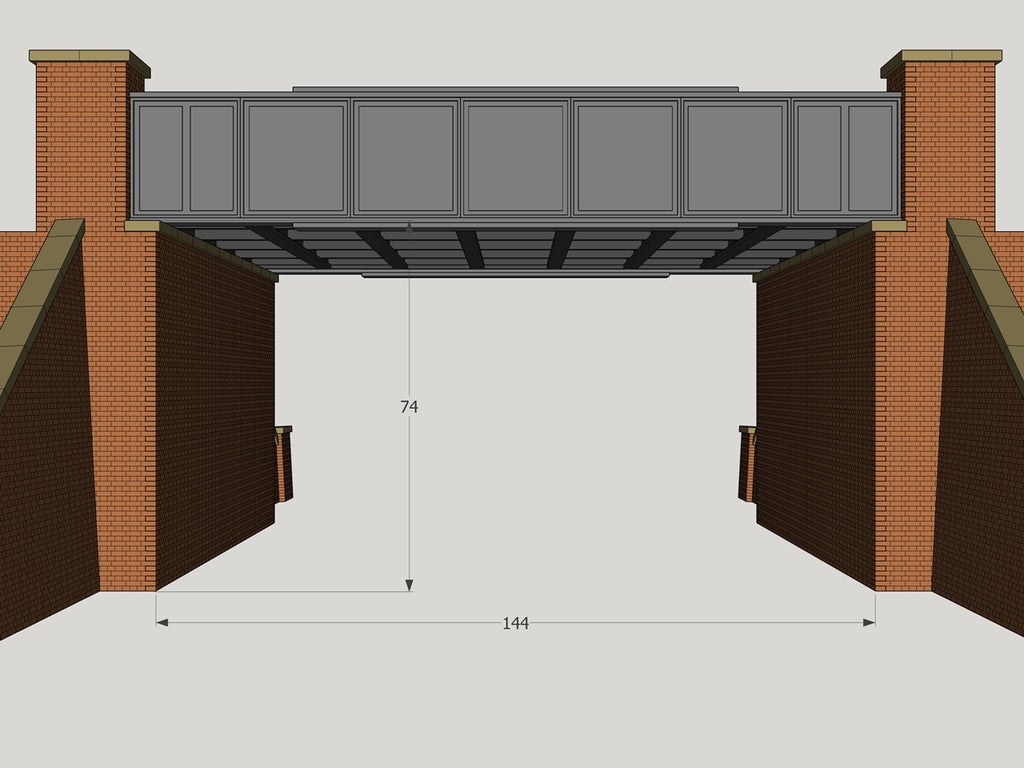 Bridge Deck for 100mm Abutments