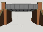 Bridge Deck for 100mm Abutments