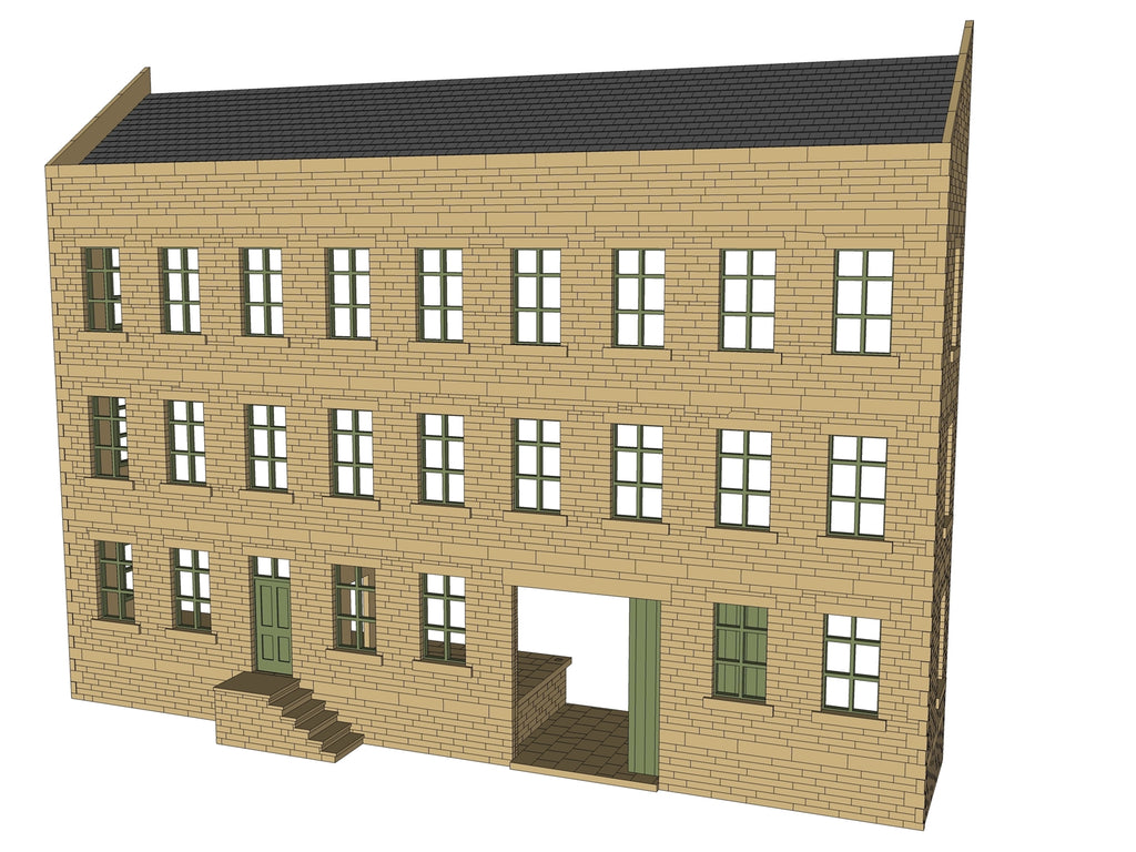 Medium Low-Relief Warehouse - Stone