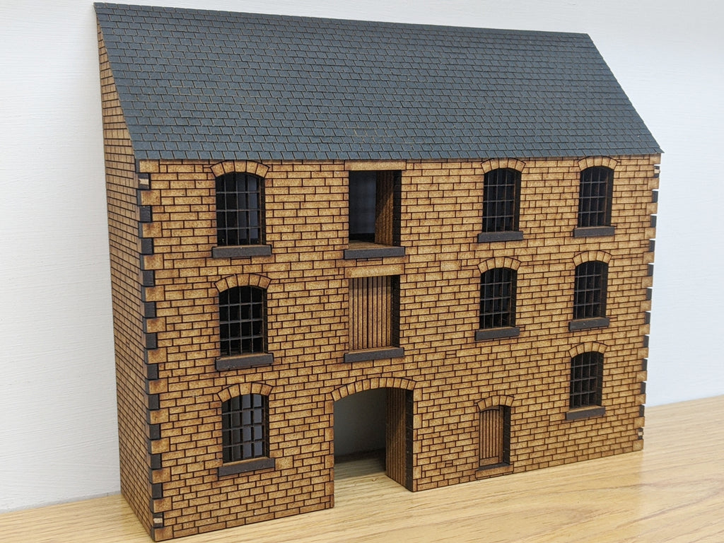 Small Low-Relief Stone Mill / Warehouse