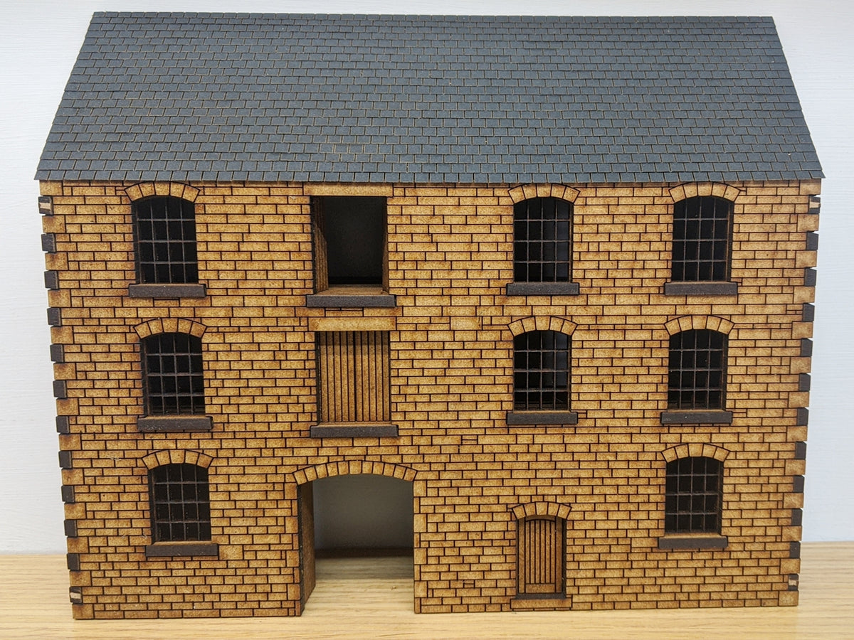 Small Low-Relief Stone Mill / Warehouse