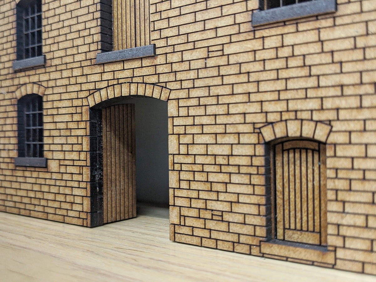 Small Low-Relief Stone Mill / Warehouse