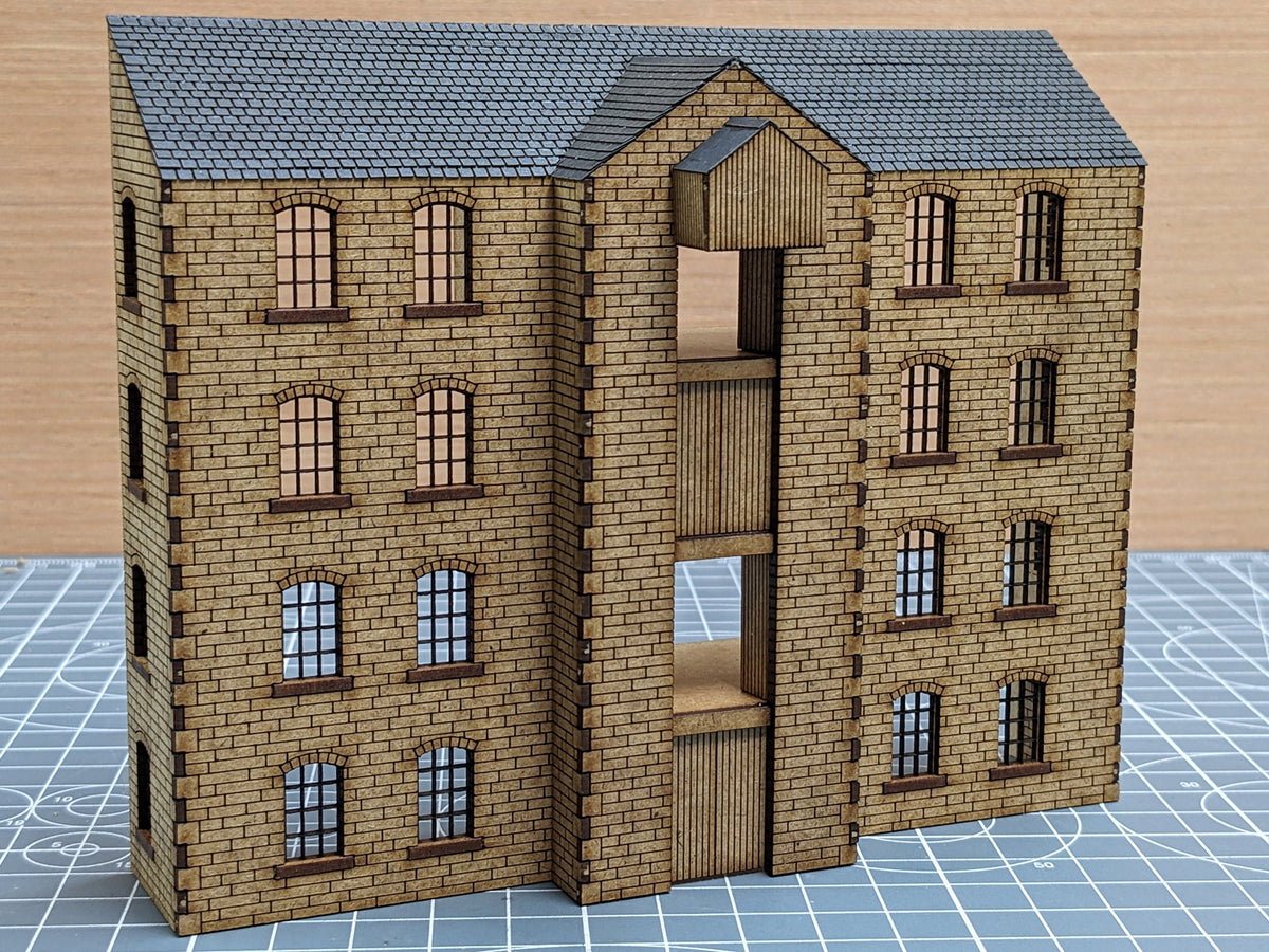 2mm Scale Canal Warehouse Front