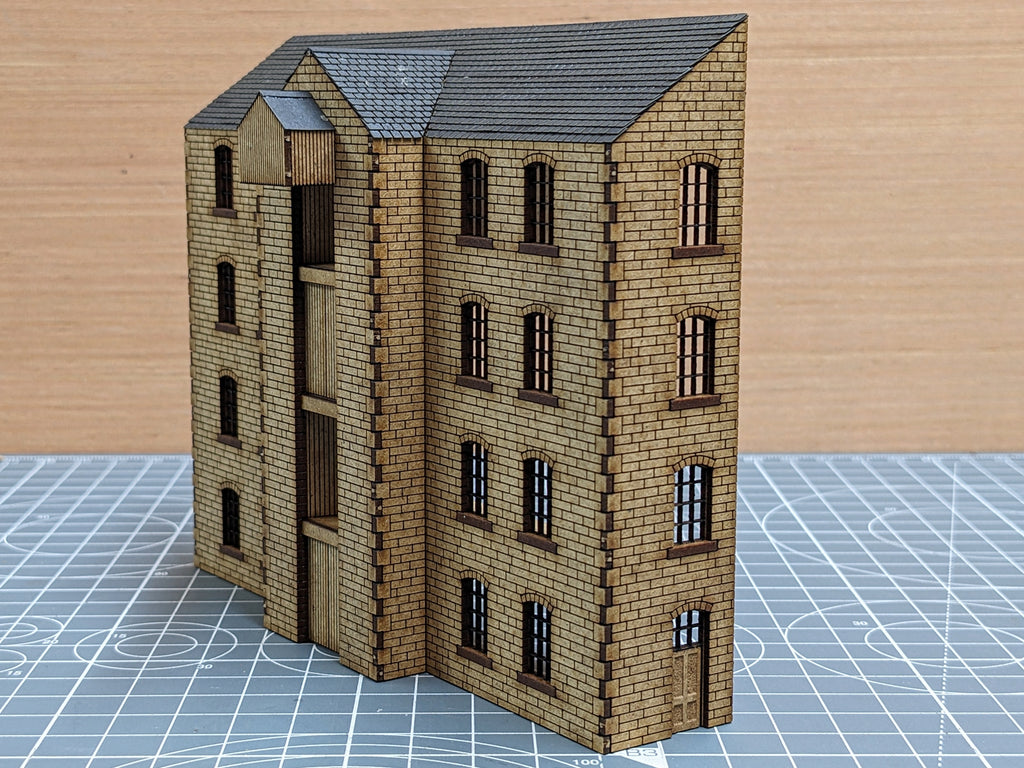 2mm Scale Canal Warehouse Front