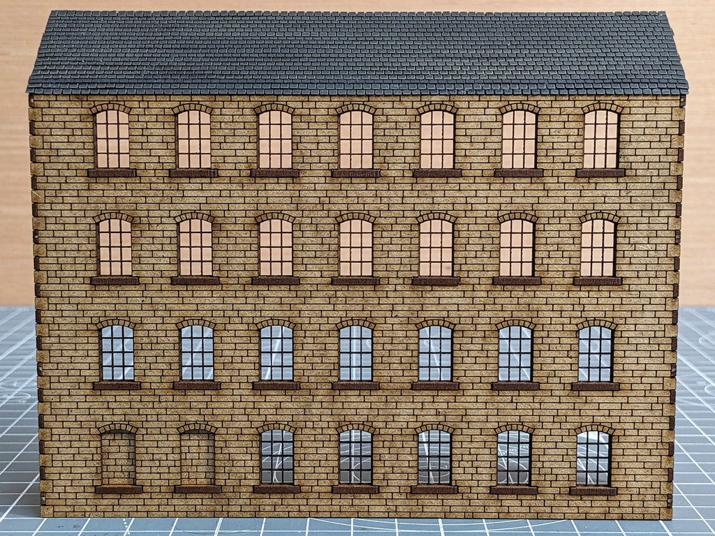 2mm Scale Canal Warehouse Back 1
