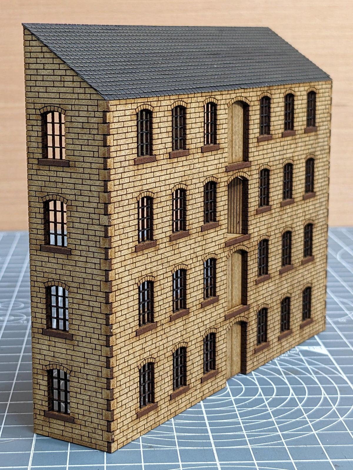 2mm Scale Canal Warehouse Back 2