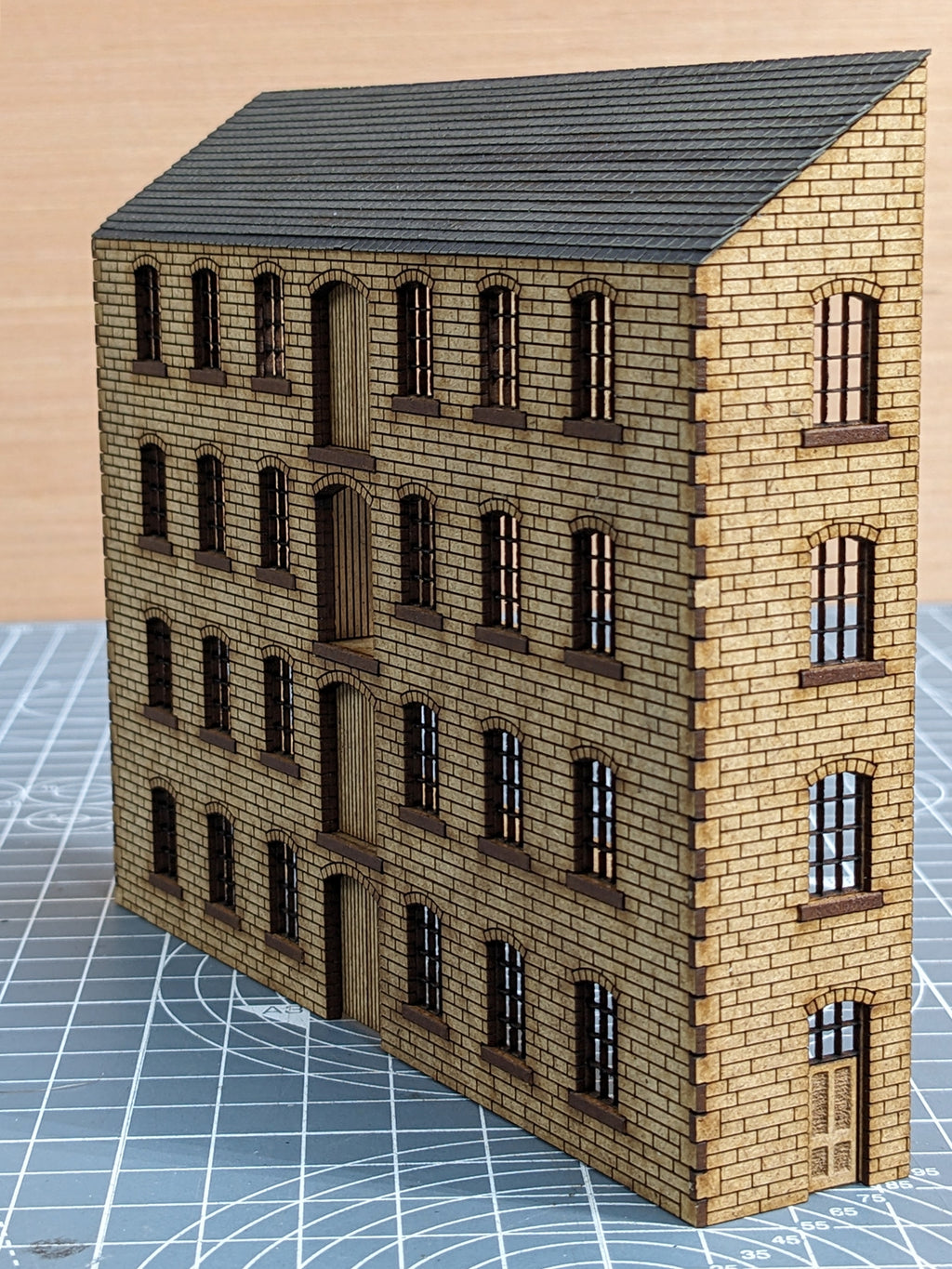 2mm Scale Canal Warehouse Back 2