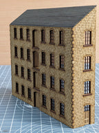 2mm Scale Canal Warehouse Back 2