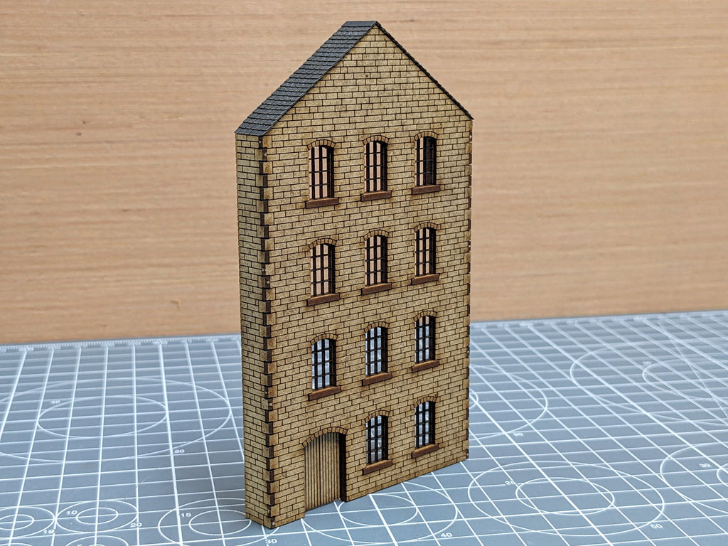 2mm Scale Canal Warehouse End 2