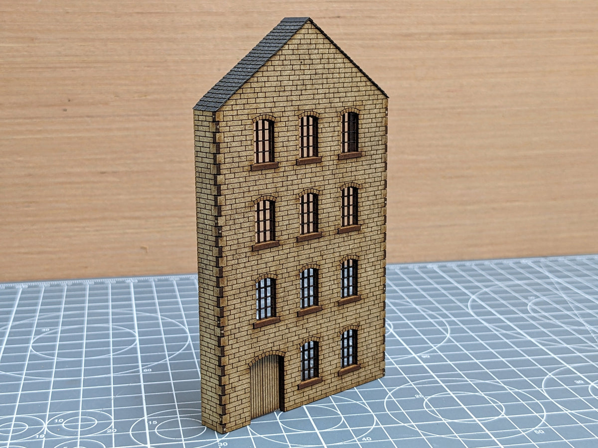 2mm Scale Canal Warehouse End 2