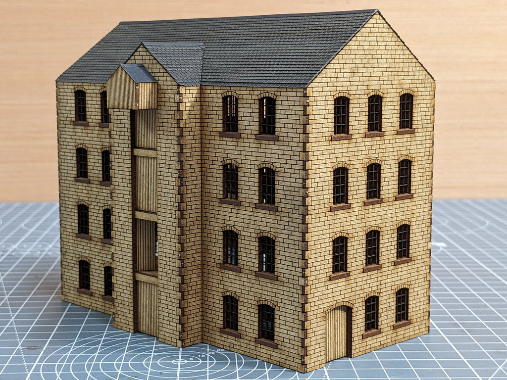 2mm Scale Canal Warehouse Full Building