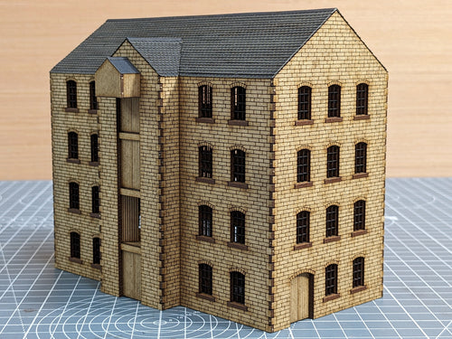 2mm Scale Canal Warehouse Full Building