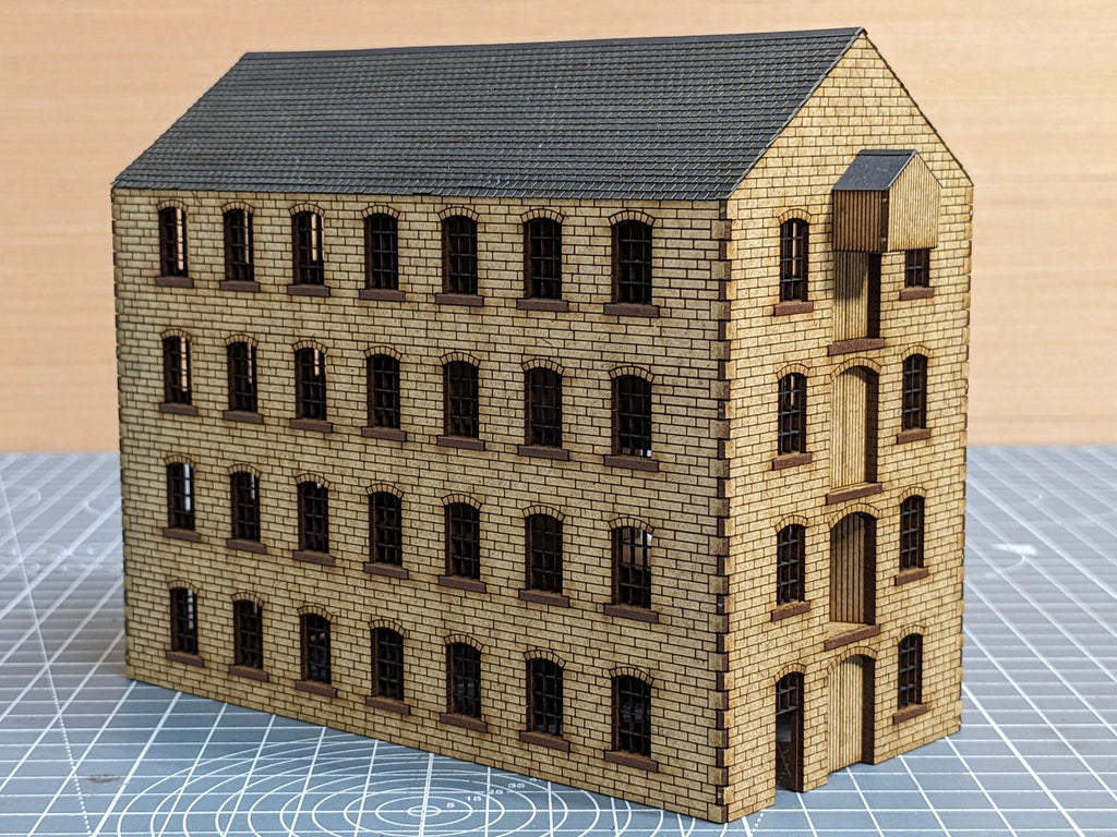 2mm Scale Canal Warehouse Full Building