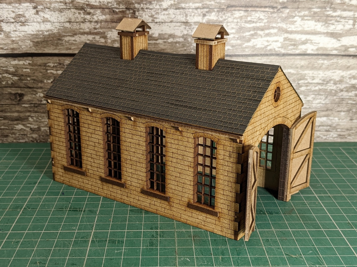 Small Industrial Shed - Brick
