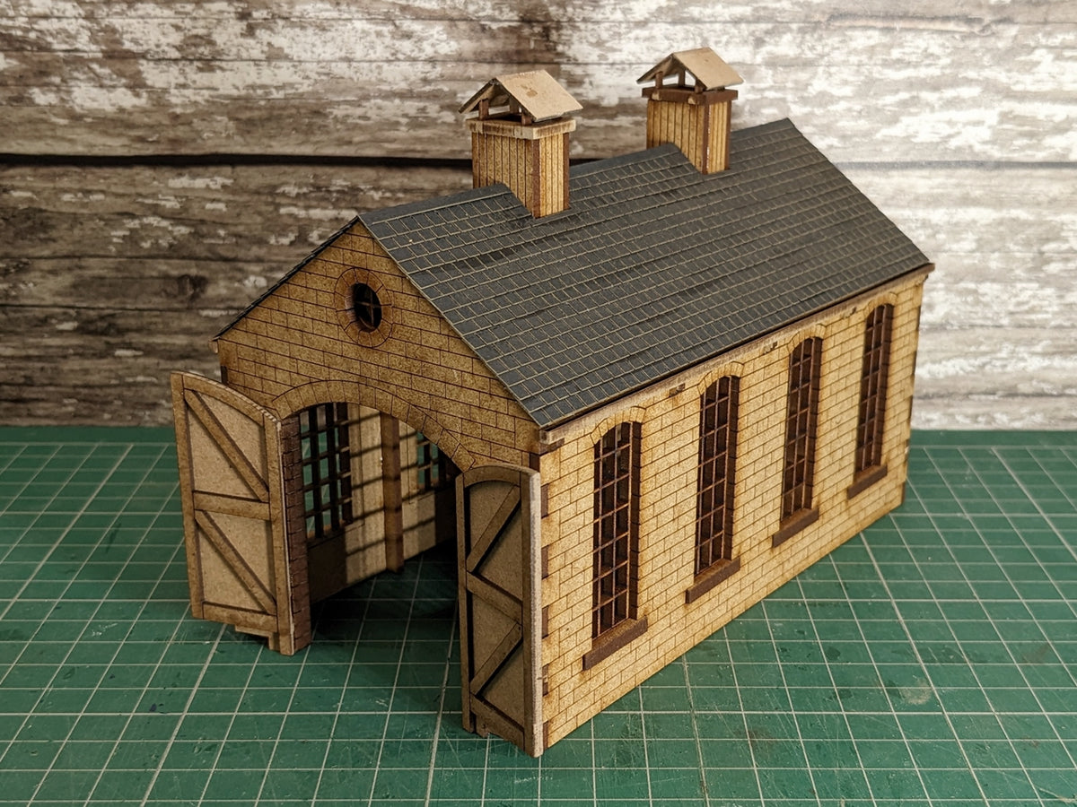 Small Industrial Shed - Stone