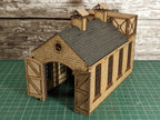 Small Industrial Shed w/Tank - Brick