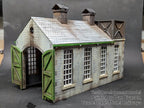 Small Industrial Shed w/Tank - Stone