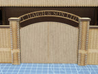 7mm Yard Entrance Gates - Brick