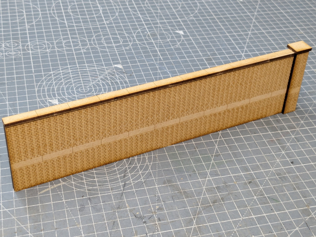 7mm Yard Perimeter Wall - Brick