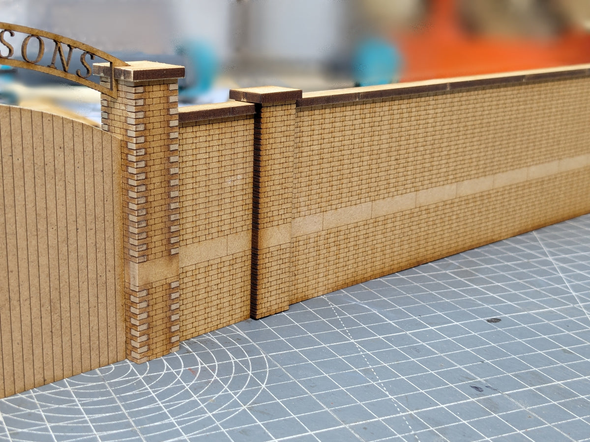 7mm Yard Perimeter Wall - Brick