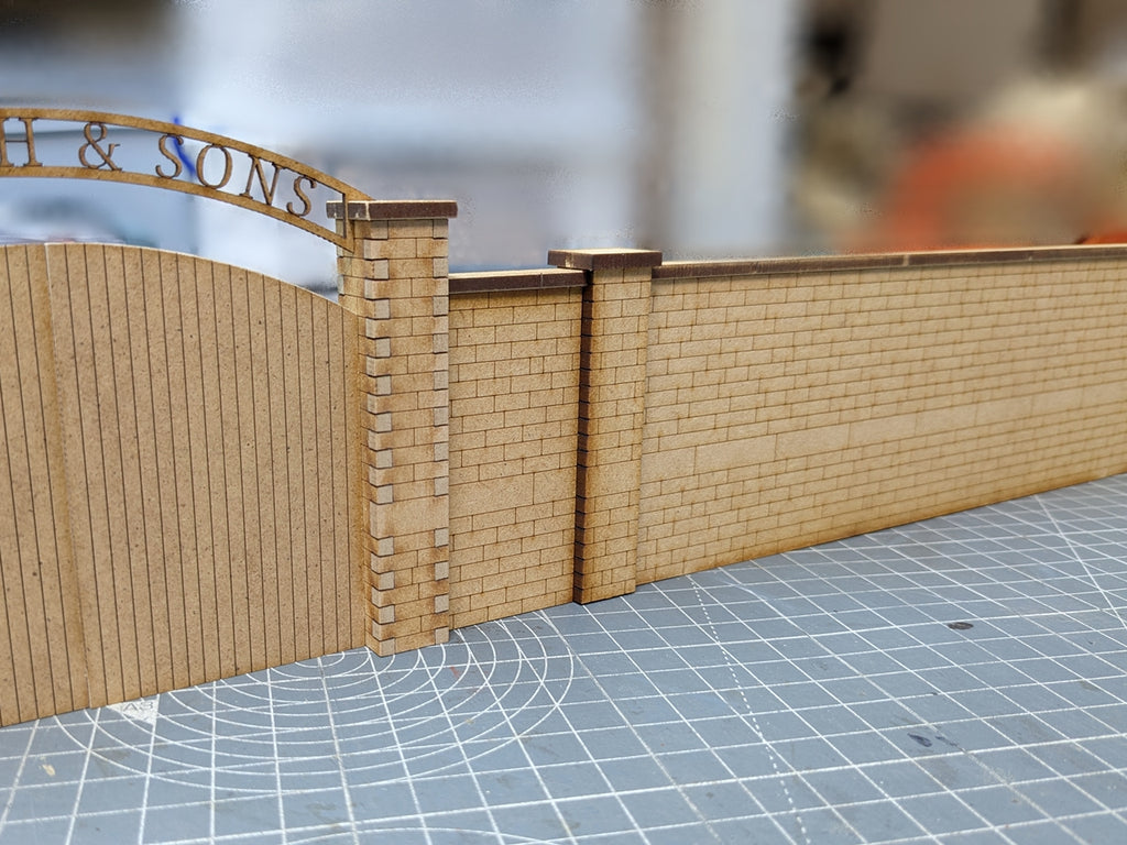 7mm Yard Perimeter Wall - Stone