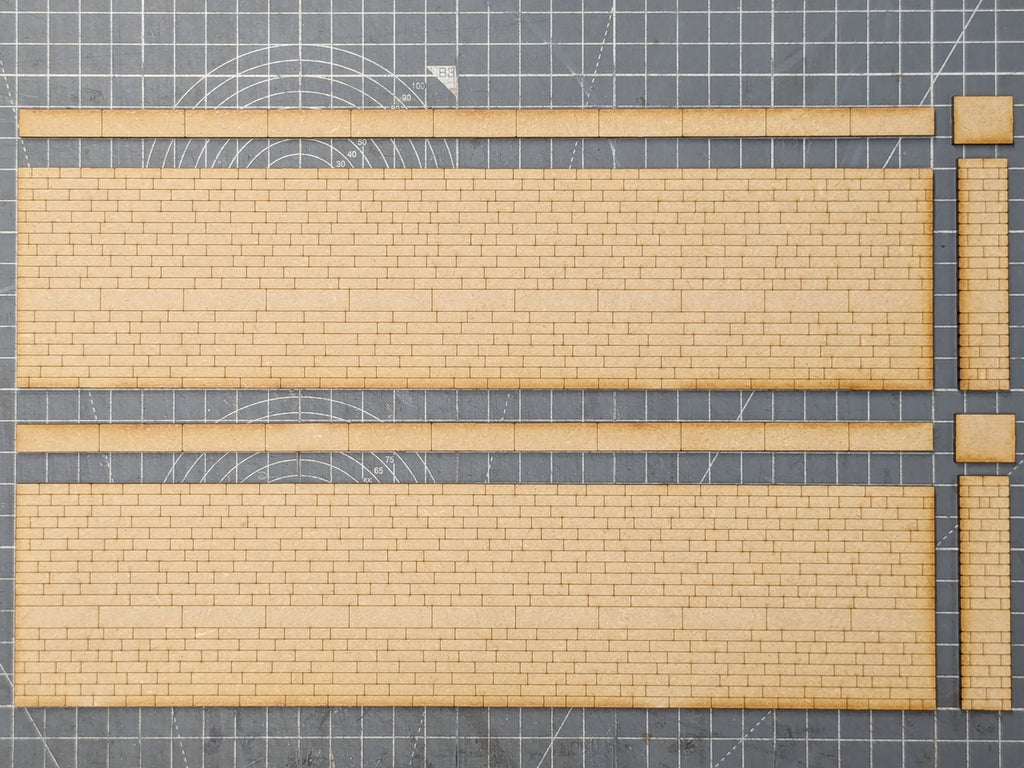 7mm Yard Perimeter Wall - Stone