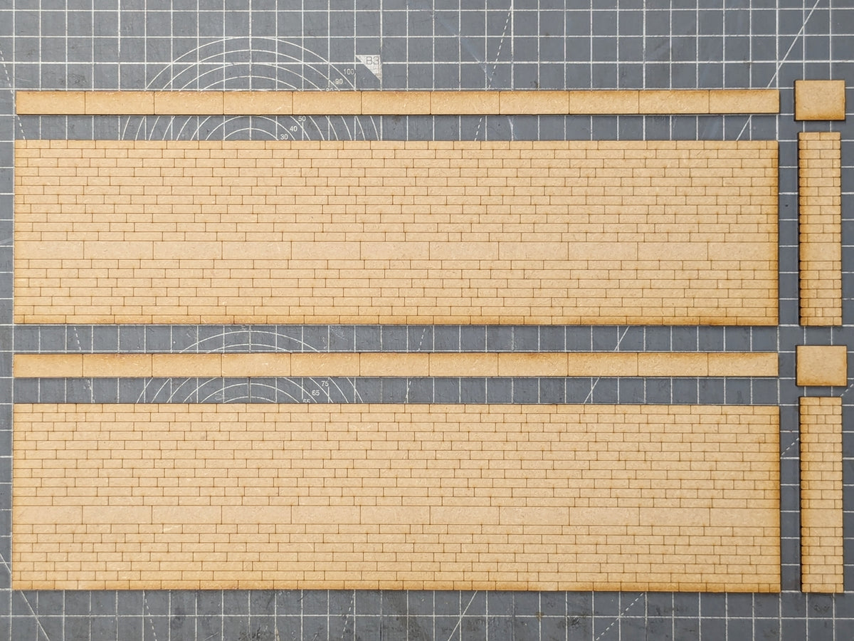 7mm Yard Perimeter Wall - Stone