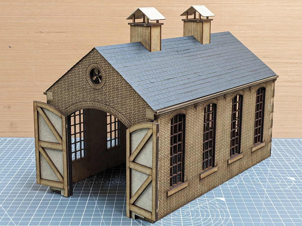 Small Industrial Shed - Brick