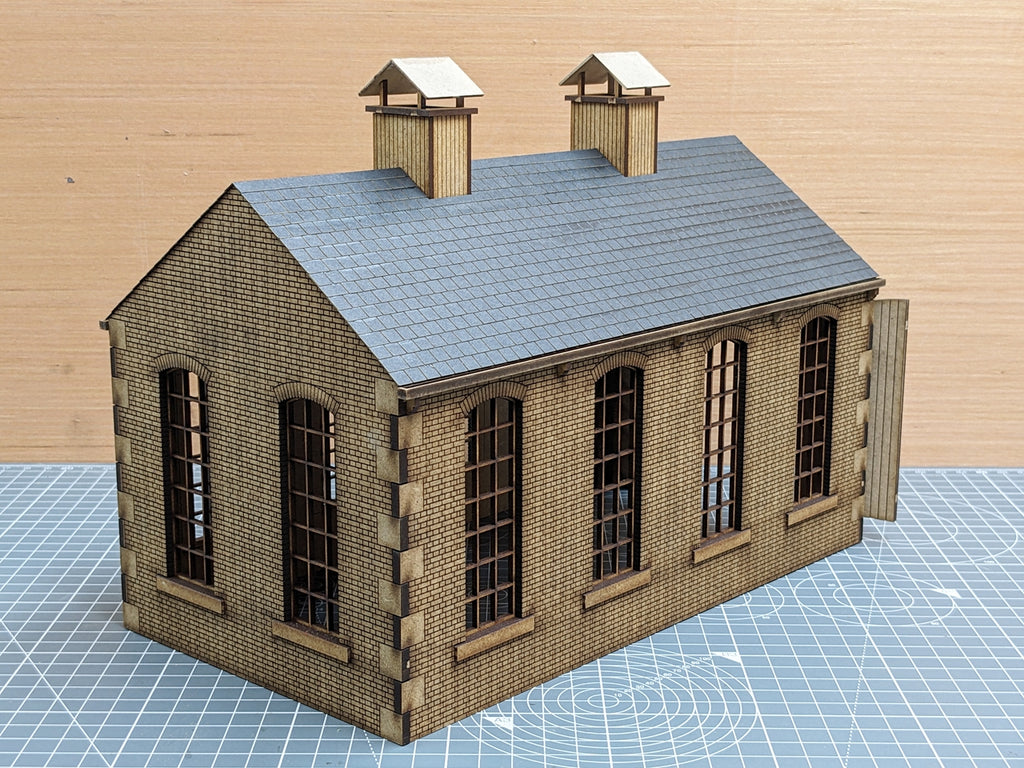 Small Industrial Shed - Brick